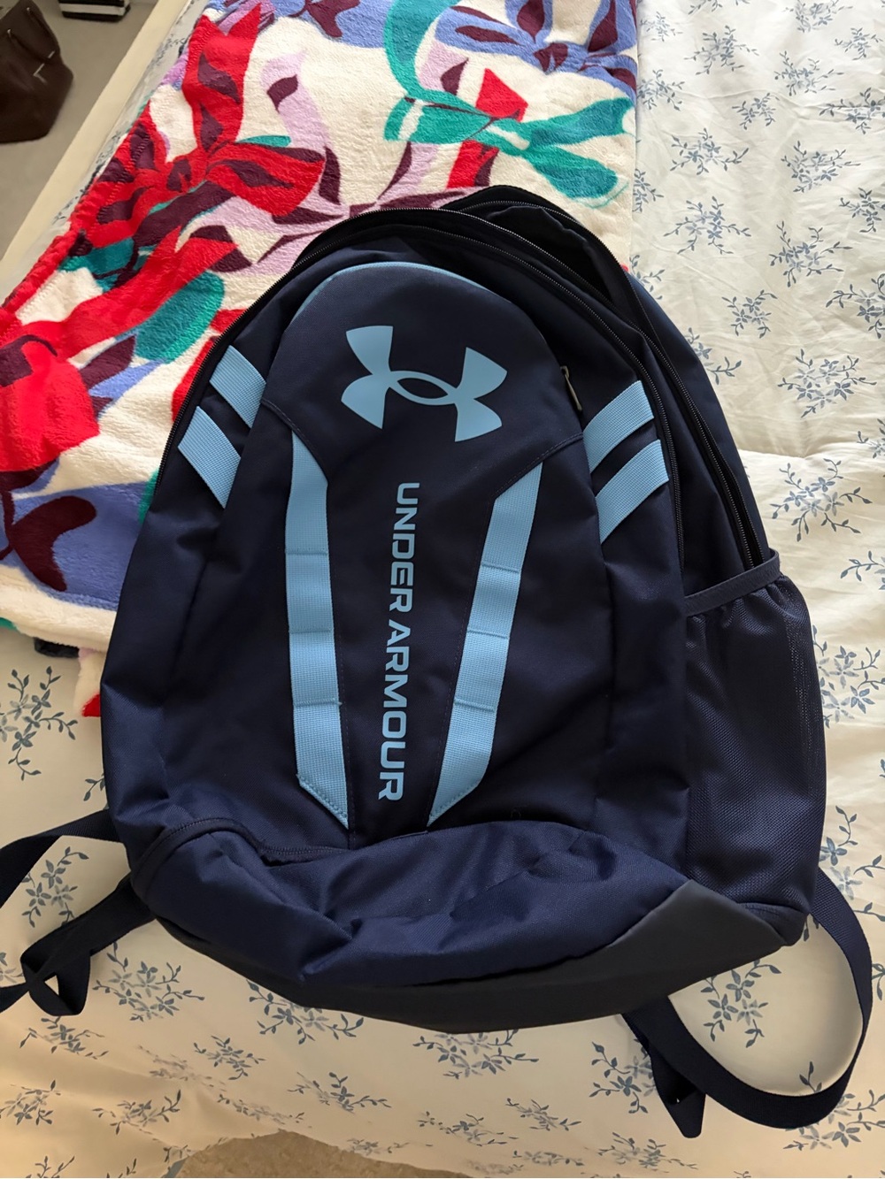 Under Armour Navy and Light Blue Men's Backpack
